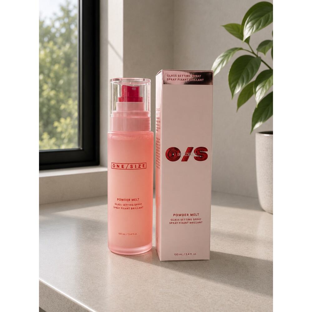$34 New ONE/SIZE Powder Melt Glass Setting Spray 100ml 3.4 oz Full Size
